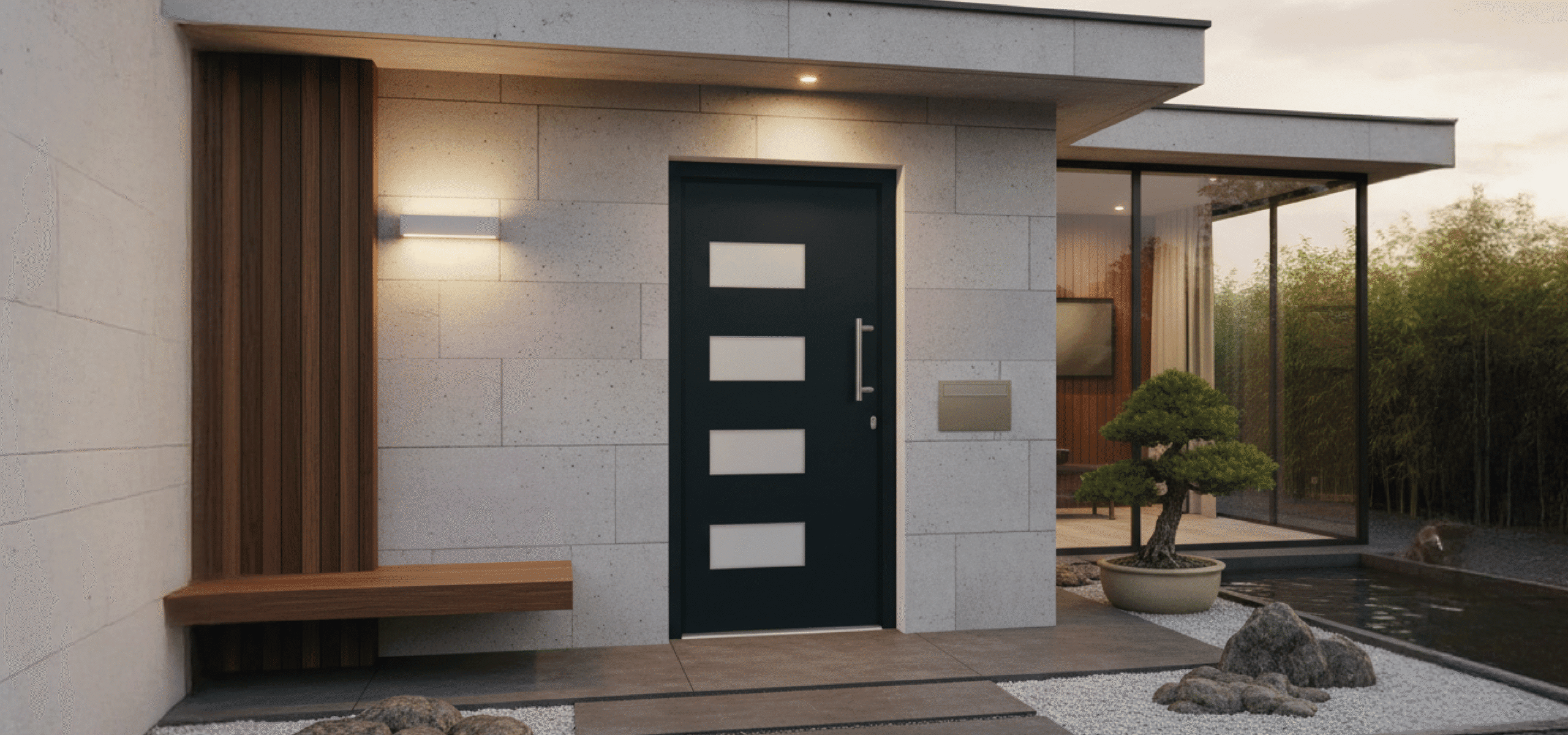Puertas interiores y exteriores