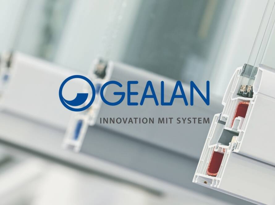 perfil de ventana PVC GEALAN seccionado corte transversal sistema S 9000